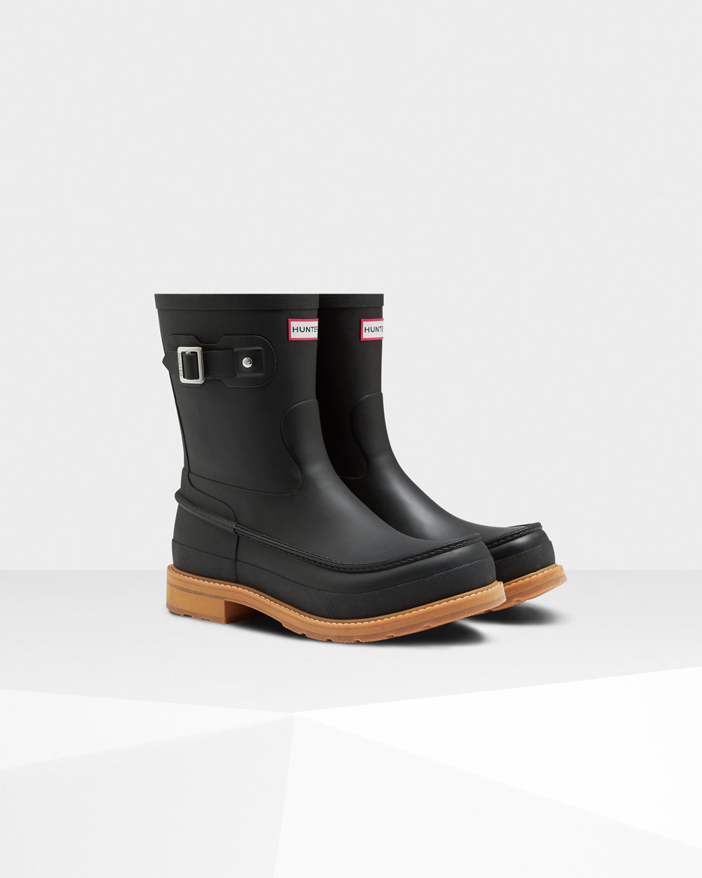 Galochas Curtas Hunter Homem Pretas - Original Moc Toe - 82SWJYNPU